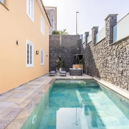 Zafiro Piscina Climatizada Jacuzzi Barbacoa Vistas Al Mar Villa La Orotava