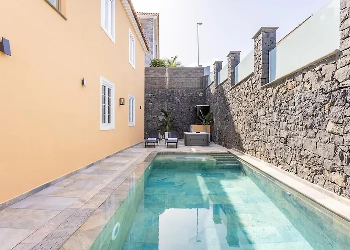 Zafiro Piscina Climatizada Jacuzzi Barbacoa Vistas Al Mar Вилла Ля Оротава