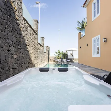 Zafiro Piscina Climatizada Jacuzzi Barbacoa Vistas Al Mar Villa La Orotava